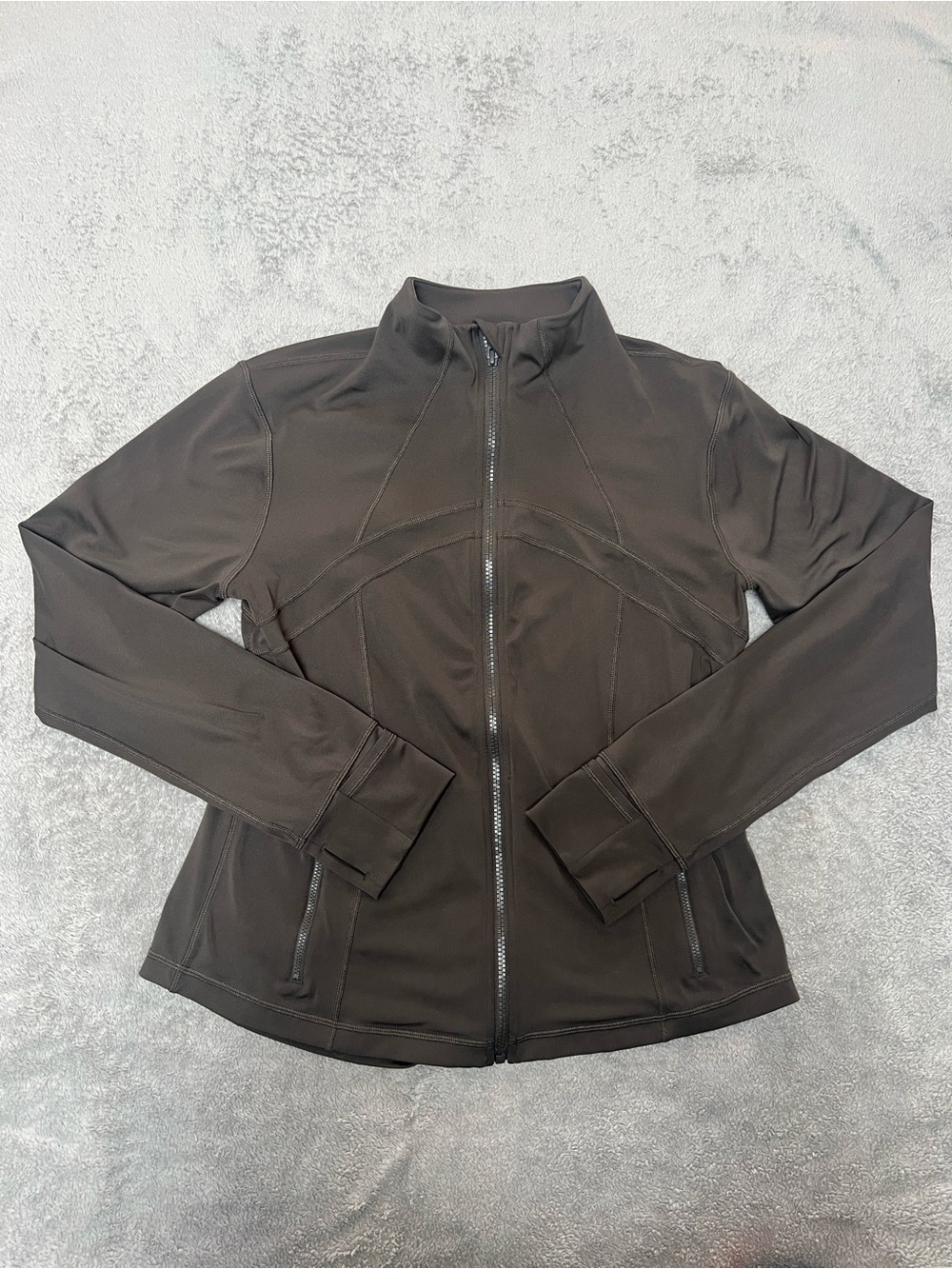 Quince Jacket Medium Smokey Green Ultra Form Slim Fit Athleisure